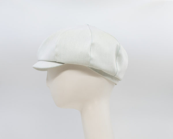 Cap Collection: Peaky Cap - Light Mint (Side View)