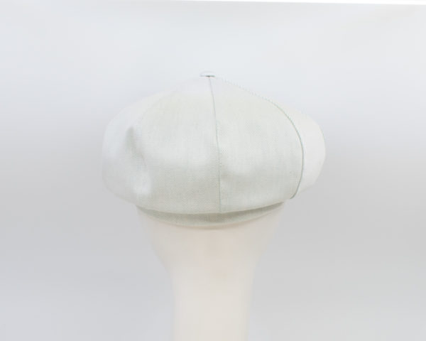 Cap Collection: Peaky Cap - Light Mint (Back View)