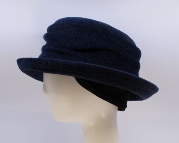 Mohair: Claudia - Navy (Side View) (Ear Cuff)