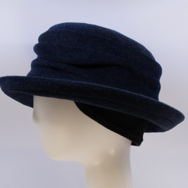 Mohair: Claudia - Navy (Side View) (Ear Cuff)