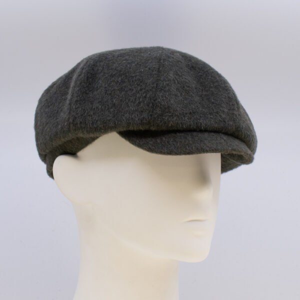 Mohair: Peaky Cap (Mens) - Loden (Side View 2)