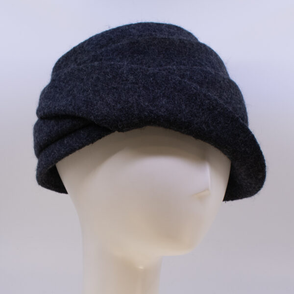 Boiled Wool: Lexi - Heather Grey (Side View 2)