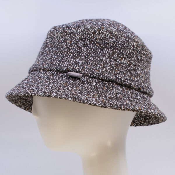 Neutral Zone: Avery - Chocolate Tweed (Side View)