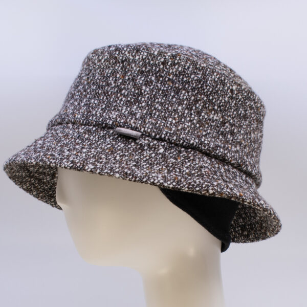 Neutral Zone: Avery - Chocolate Tweed (Side View) (Ear Cuff)