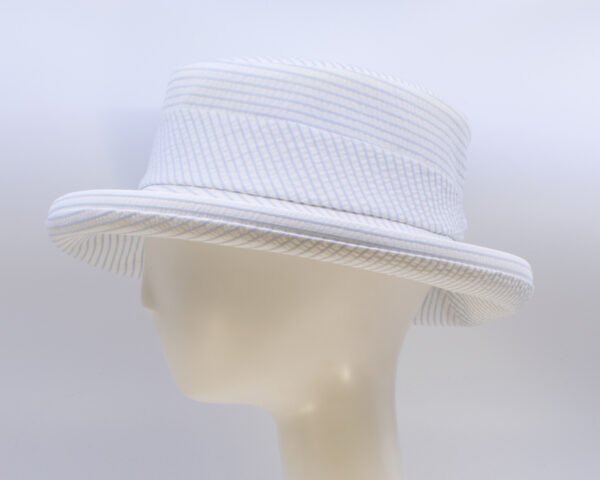 Cool Crisp: Bridget - Powder Stripe (Side View)