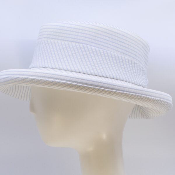 Cool Crisp: Bridget - Powder Stripe (Side View)