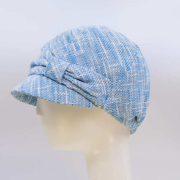 Indigo: Paperboy - Sky Tweed (Side View)