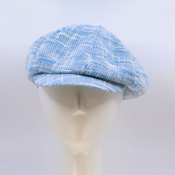 Indigo: Peaky Cap - Sky Tweed