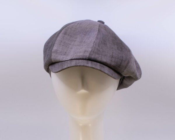 Rose Garden: Peaky Cap - Rose Brown (Linen)