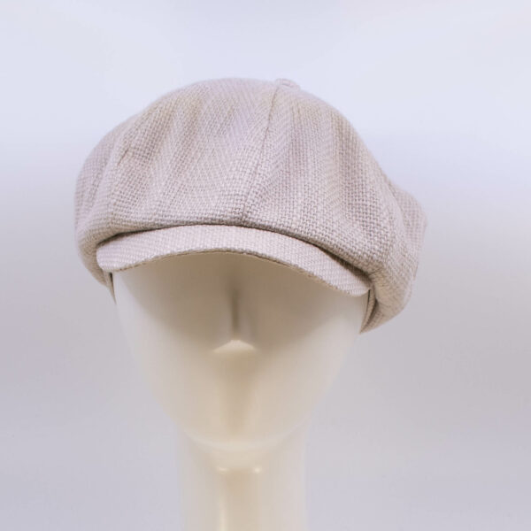 Rose Garden: Peaky Cap - Taupe Burlap