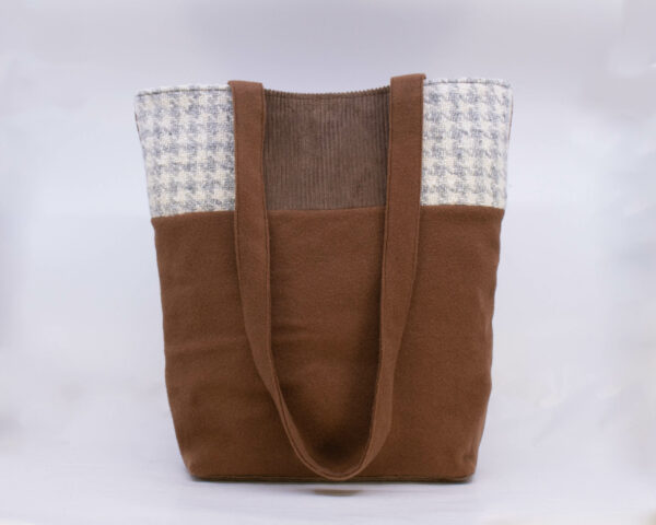 Patchwork Tote-Neutral/Camel-v1-3