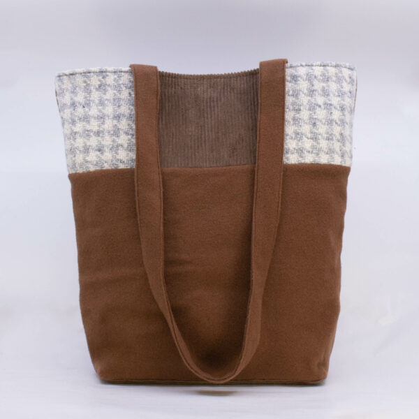 Patchwork Tote-Neutral/Camel-v1-3