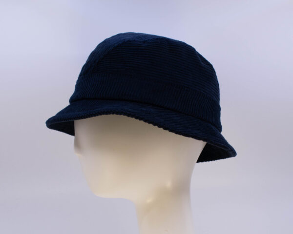 Corduroy: Aubrey - Navy (Side View)