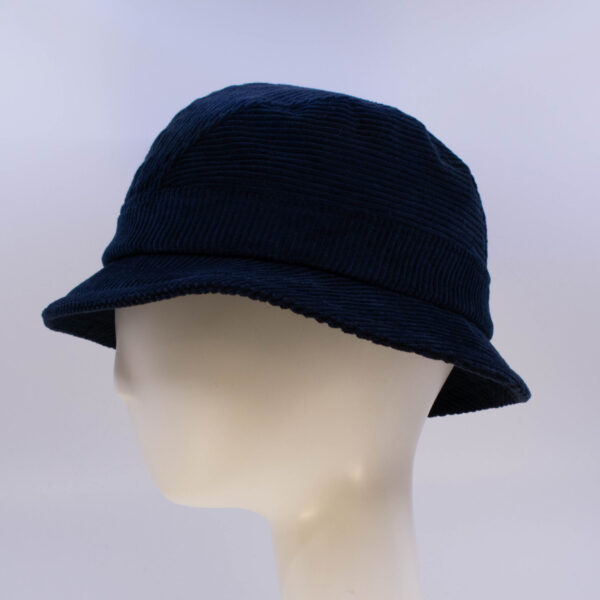 Corduroy: Aubrey - Navy (Side View)