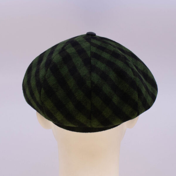 Hunter Check: Peaky Cap (Mens) - Check (Back View)