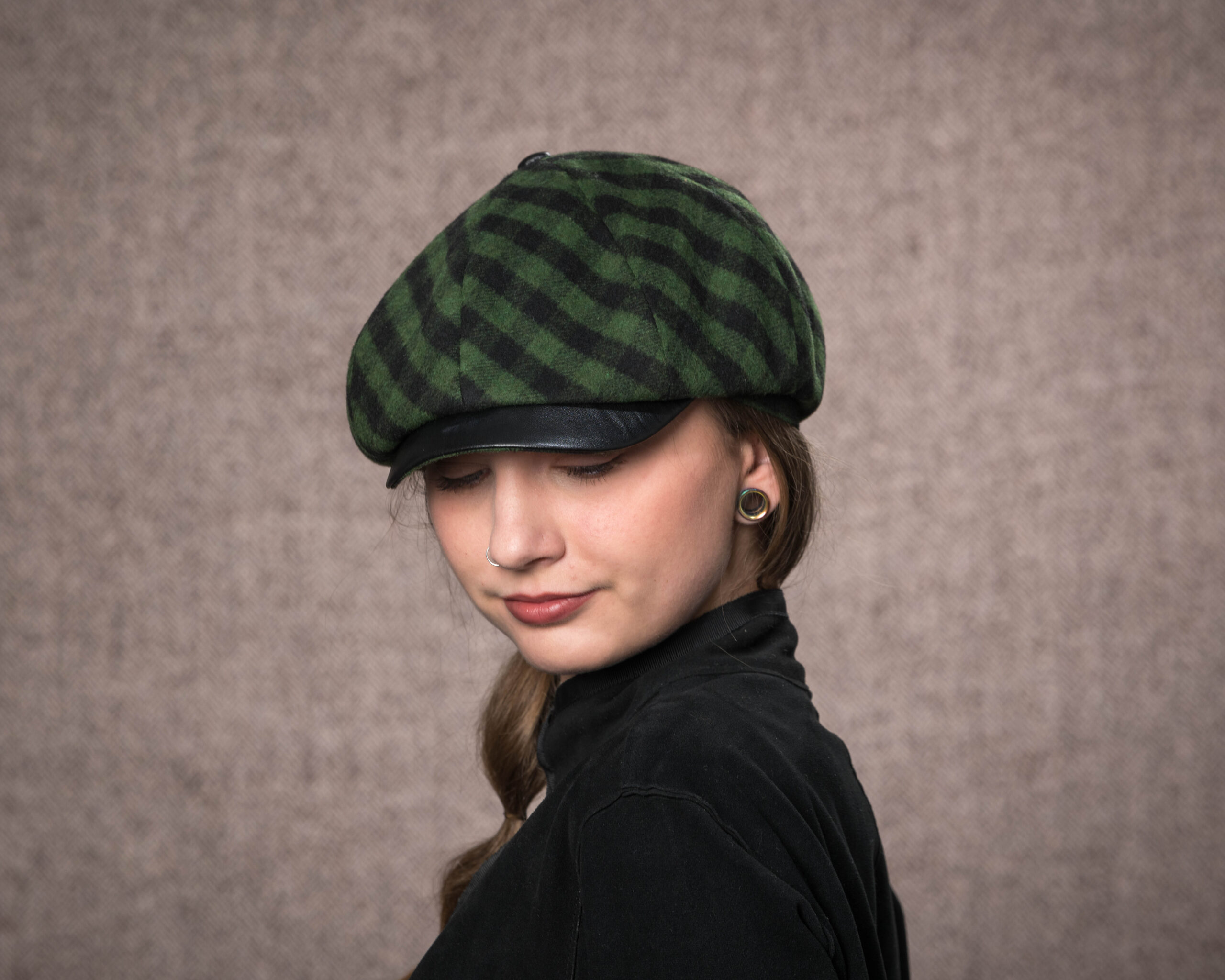 Hunter Check: Peaky Cap - Lillie & Cohoe