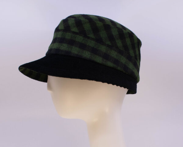 Hunter Check: Private Cap - Check (Side View)