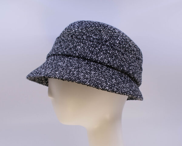 Tweeds: Kaitlin - Black (Side View)