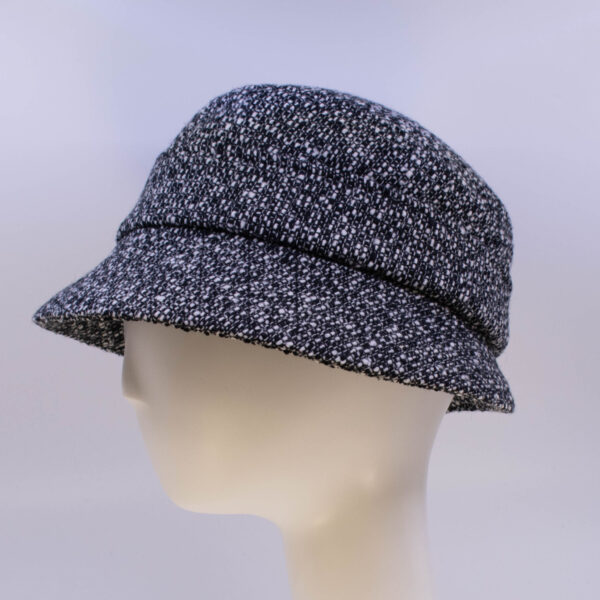 Tweeds: Kaitlin - Black (Side View)