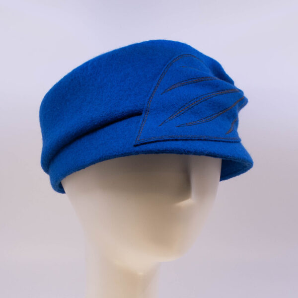 Boiled Wool: Mao Now - Cobalt (Side View 2)