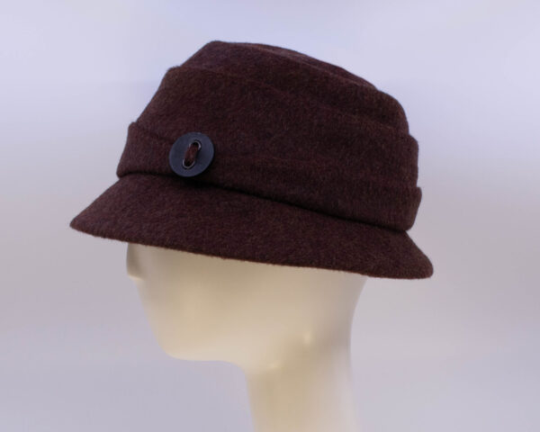 Mohair: Freda - Mahogany (Side View)