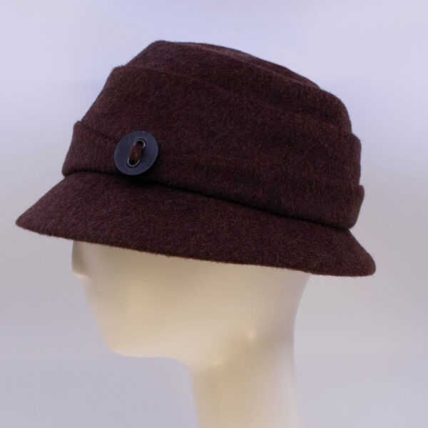 Mohair: Freda - Mahogany (Side View)