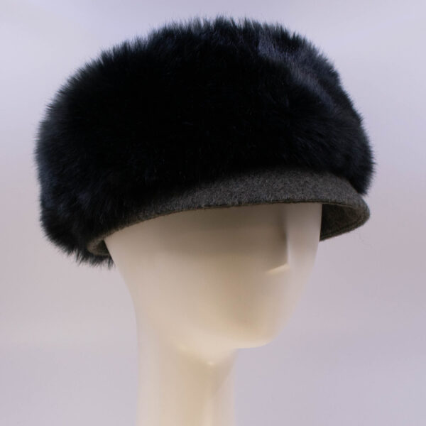 Mohair: Trapper Jane (Oso) - Loden/Oso (Faux Fur) (Side View 2)