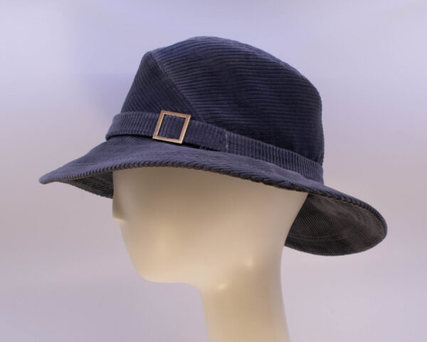 Corduroy: Alexandra - Light Grey (Side View)