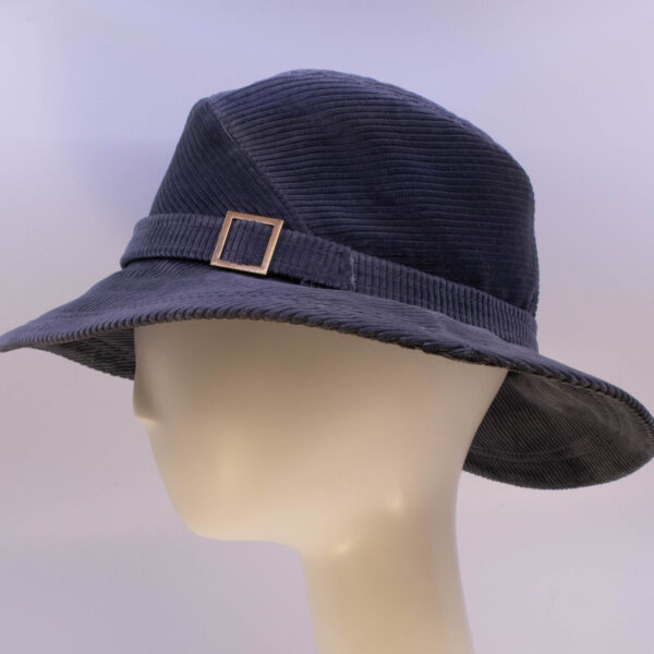 Corduroy: Alexandra - Light Grey (Side View)