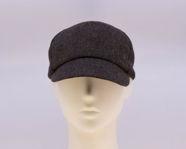 Mohair: Ball Cap (Mens) - Brown/Tan Herringbone