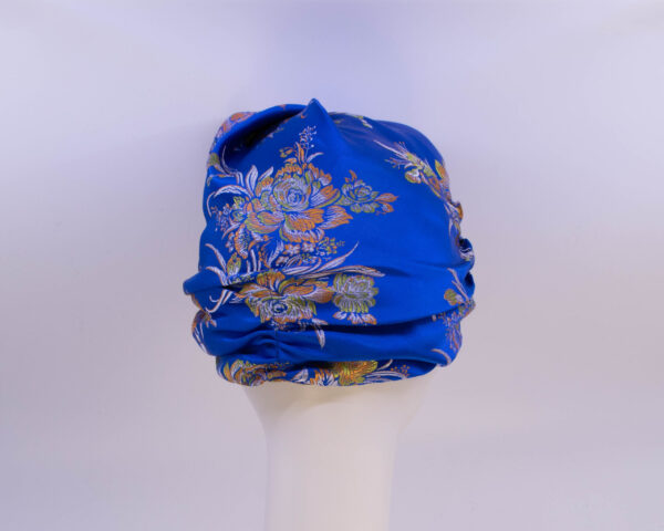 Vintage: Marlise - Blue Satin (Back View)