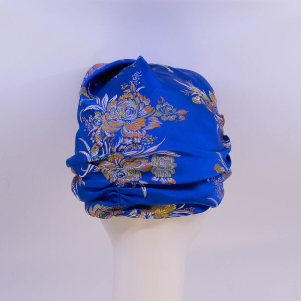 Vintage: Marlise - Blue Satin (Back View)