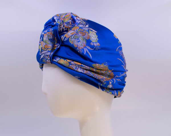 Vintage: Marlise - Blue Satin (Side View)