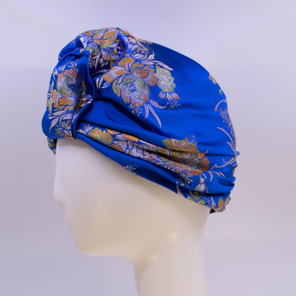 Vintage: Marlise - Blue Satin (Side View)