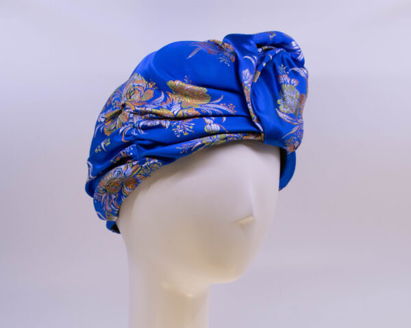 Vintage: Marlise - Blue Satin (Side View 2)