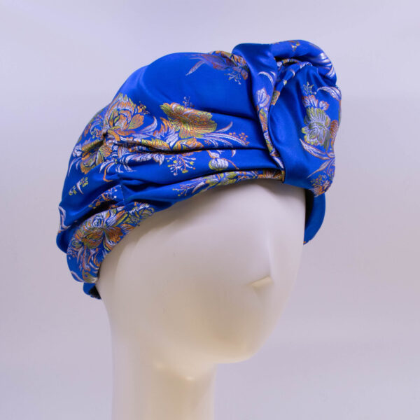 Vintage: Marlise - Blue Satin (Side View 2)