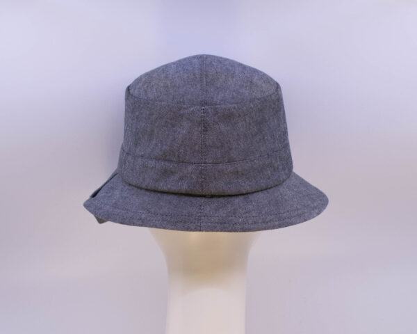 Chambray: Grace - Grey (Back View)