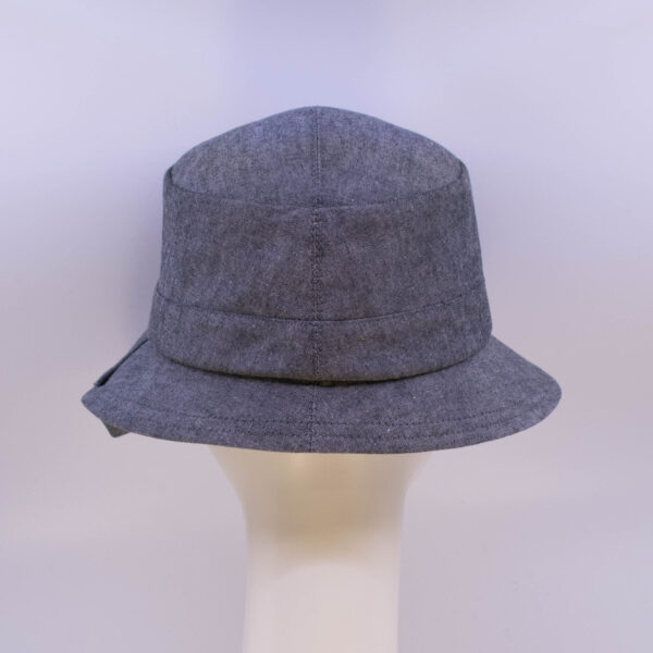 Chambray: Grace - Grey (Back View)