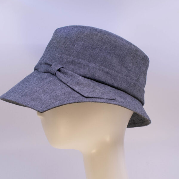 Chambray: Grace - Grey (Side View)