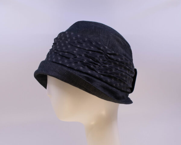 Gabriola: Jeanette - Charcoal/Foulard (Side View)