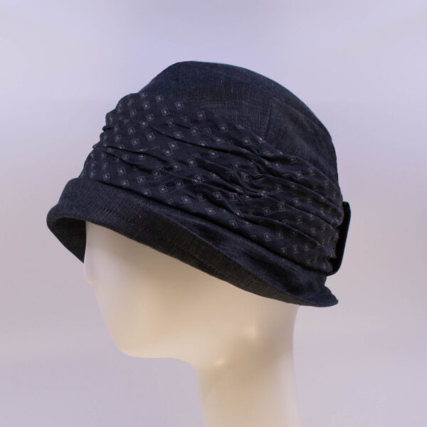 Gabriola: Jeanette - Charcoal/Foulard (Side View)