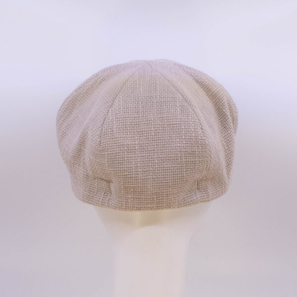 Terracotta Blues: Dyllan - Taupe Burlap (Back View)