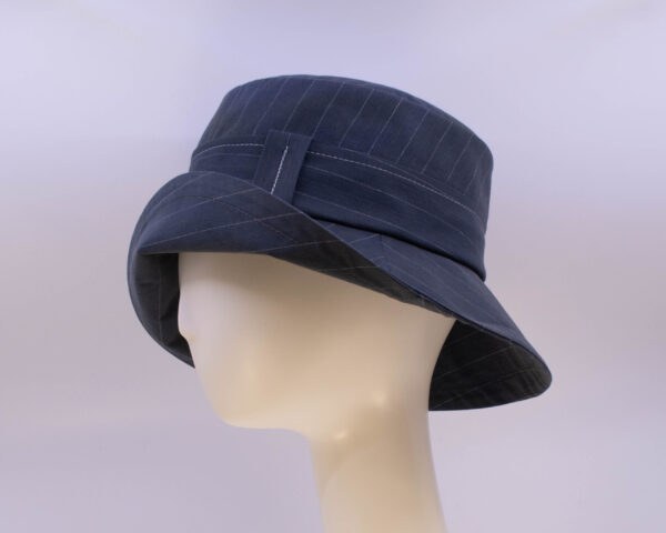 Terracotta Blues: Felice - Navy (View 2) (Side View)