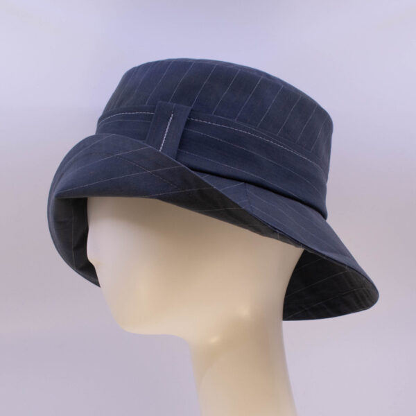 Terracotta Blues: Felice - Navy (View 2) (Side View)