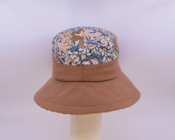 Terracotta Blues: Felice - Print/Terracotta (Back View)