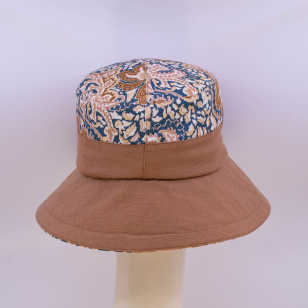 Terracotta Blues: Felice - Print/Terracotta (Back View)