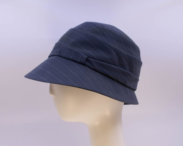 Terracotta Blues: Freda - Navy (Side View)