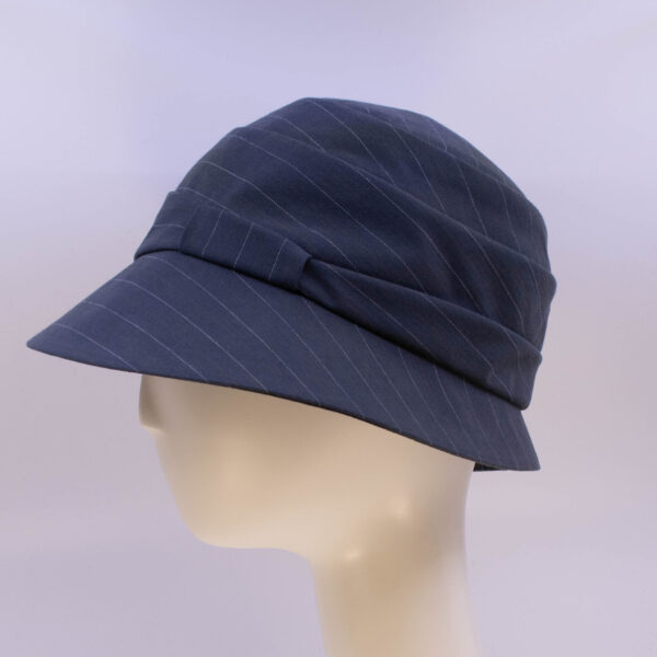 Terracotta Blues: Freda - Navy (Side View)