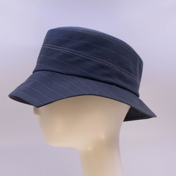 Terracotta Blues: Grace - Navy (Side View)