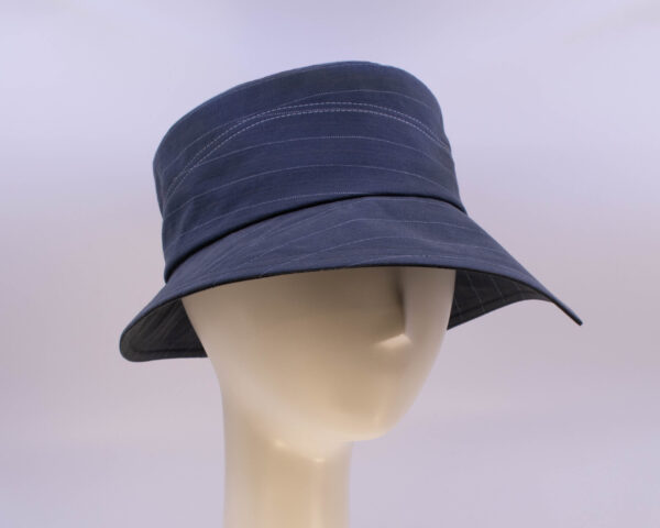 Terracotta Blues: Grace - Navy (Side View 2)